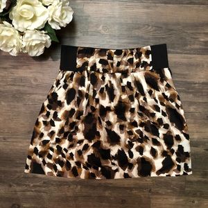 Cheetah Print Skirt